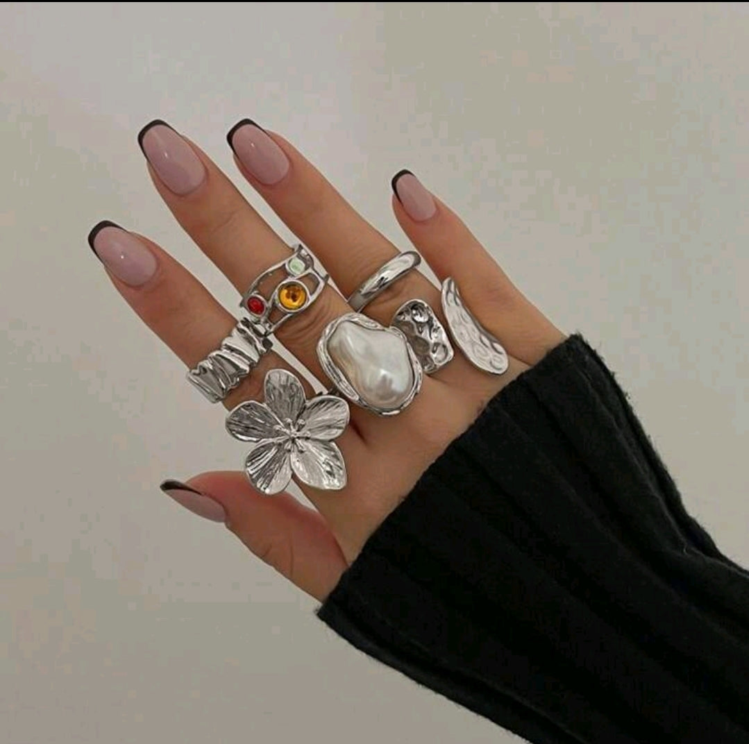 6pcs Ring set
