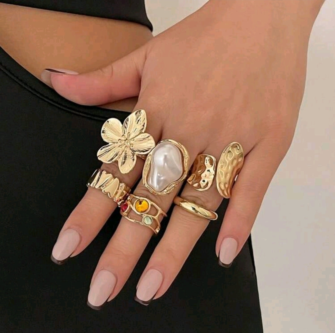 6pcs Ring set