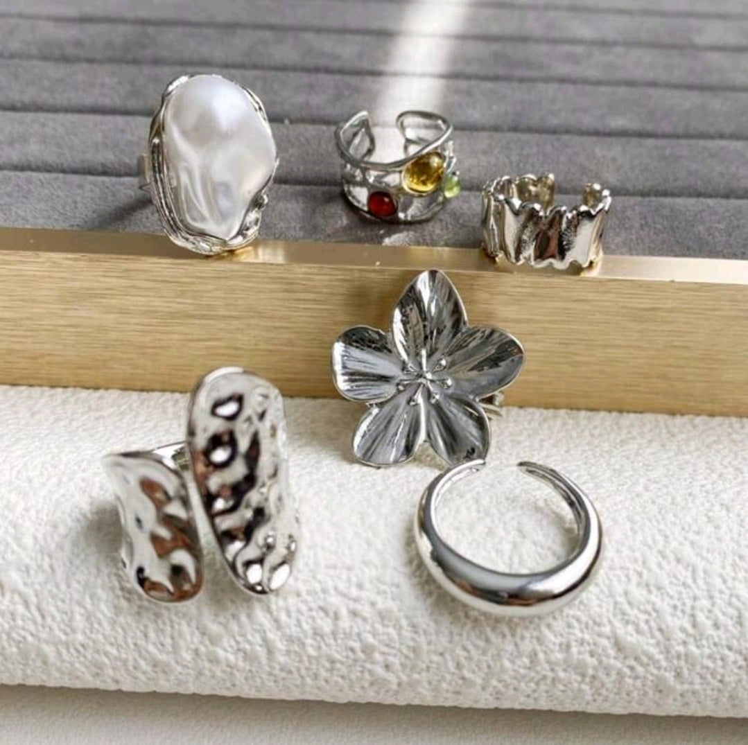 6pcs Ring set