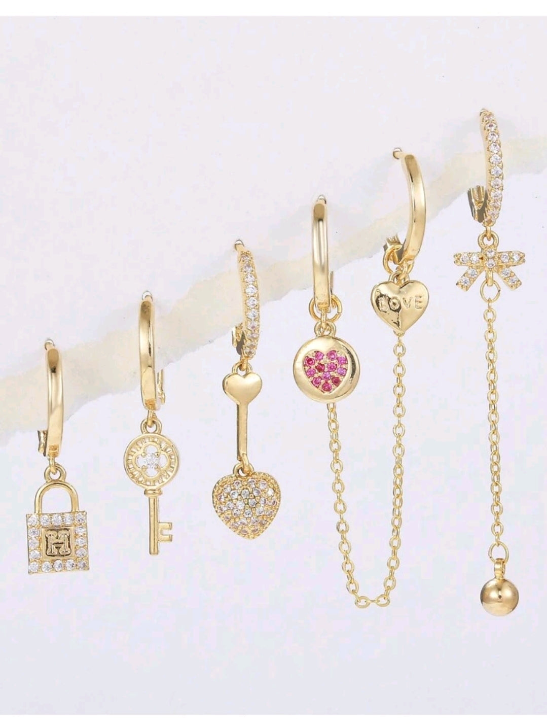 6pcs Earrings set