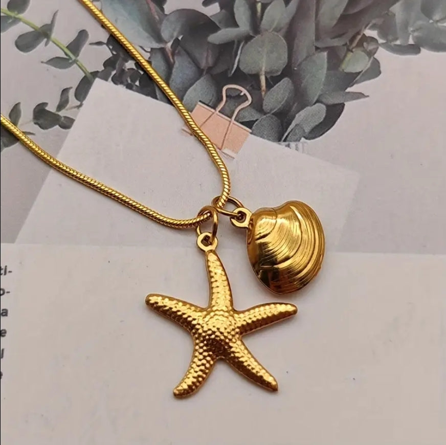 Starfish necklace