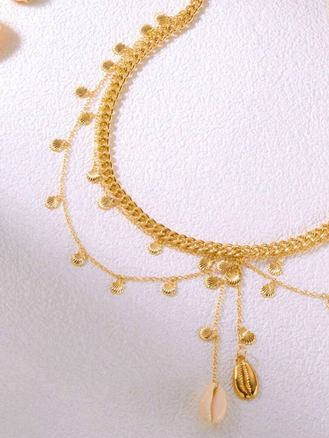 Golden beachy waist chain