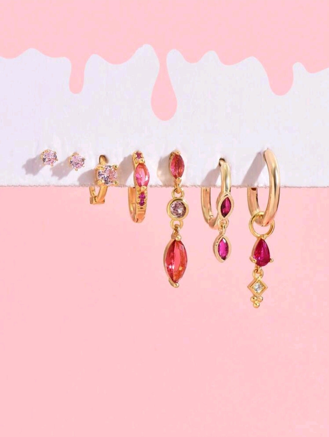 7pcs earrings set