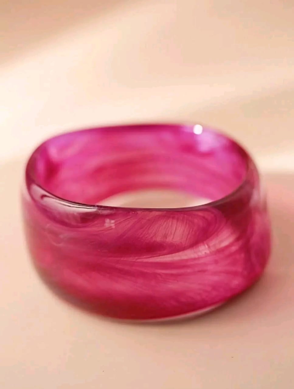 Acrylic Chunky Bangles