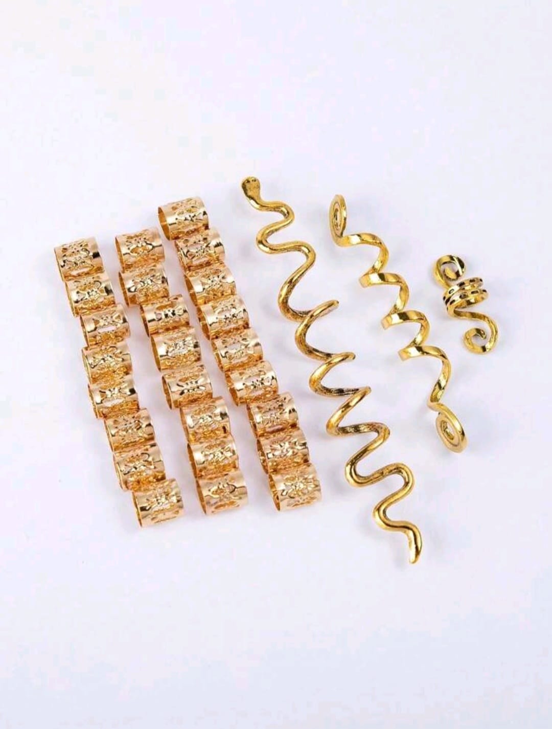 Snake Hair Rings