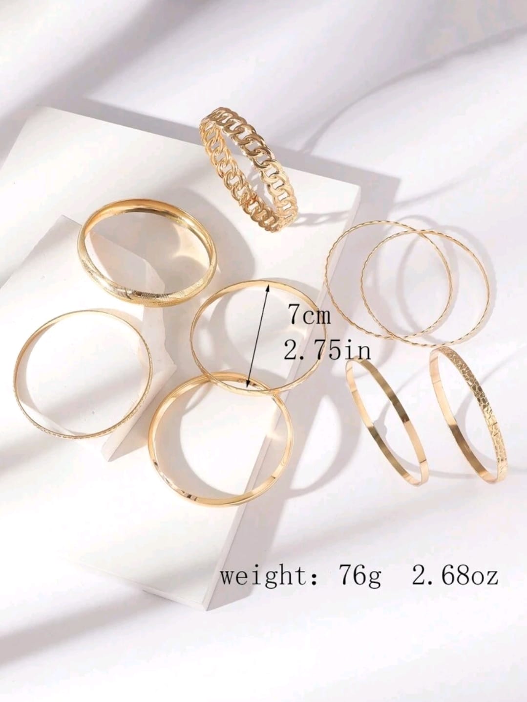 8pcs bangles set