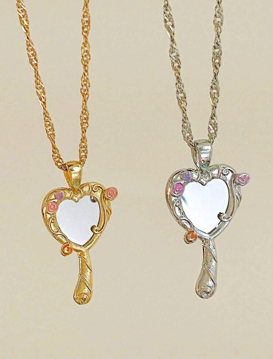Mirror necklace