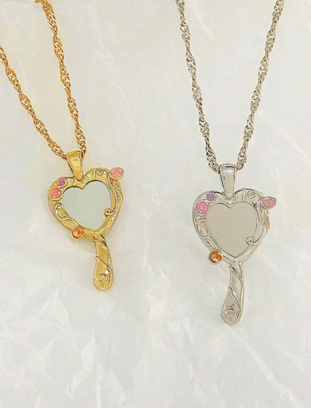Mirror necklace