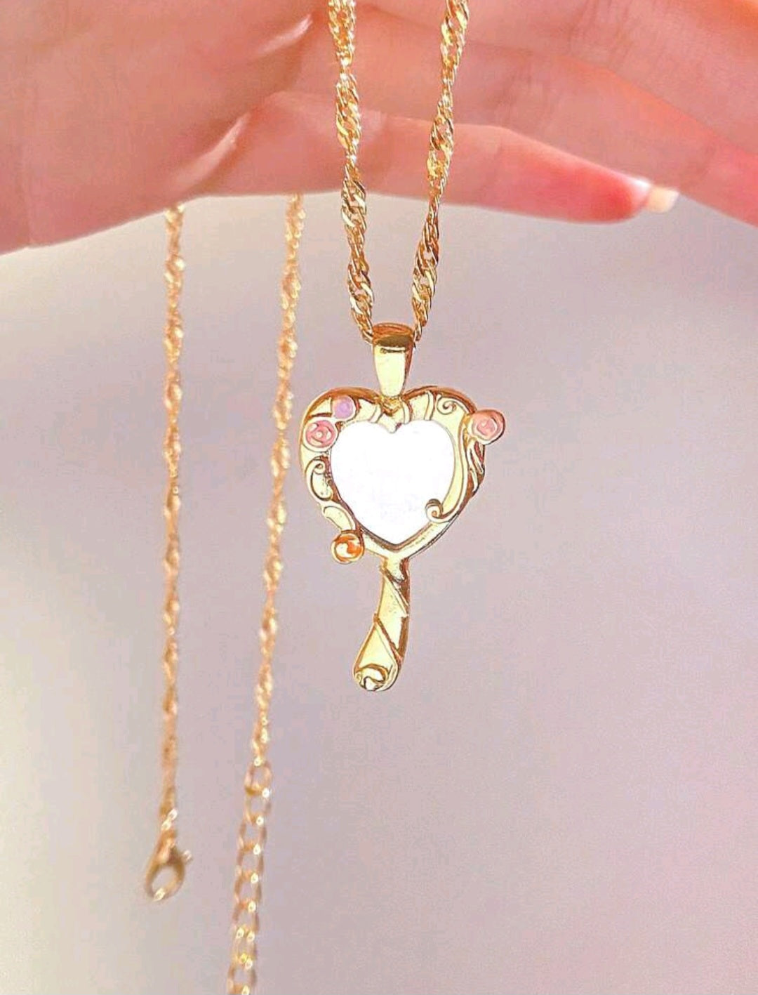 Mirror necklace