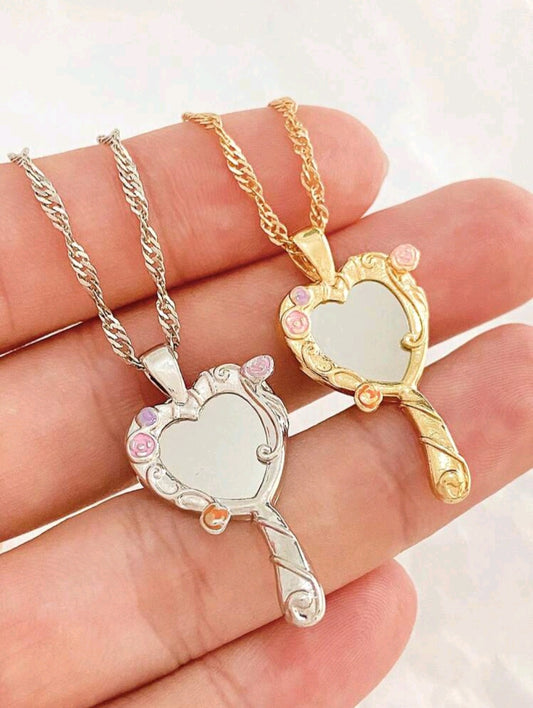 Mirror necklace