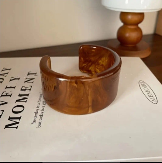 Brown resin Bangle