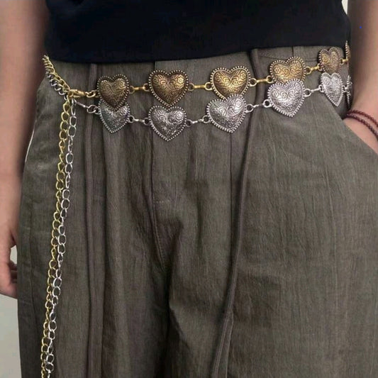 Heart waist chain