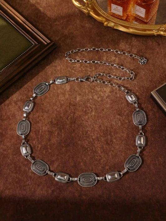 Silver waist chain