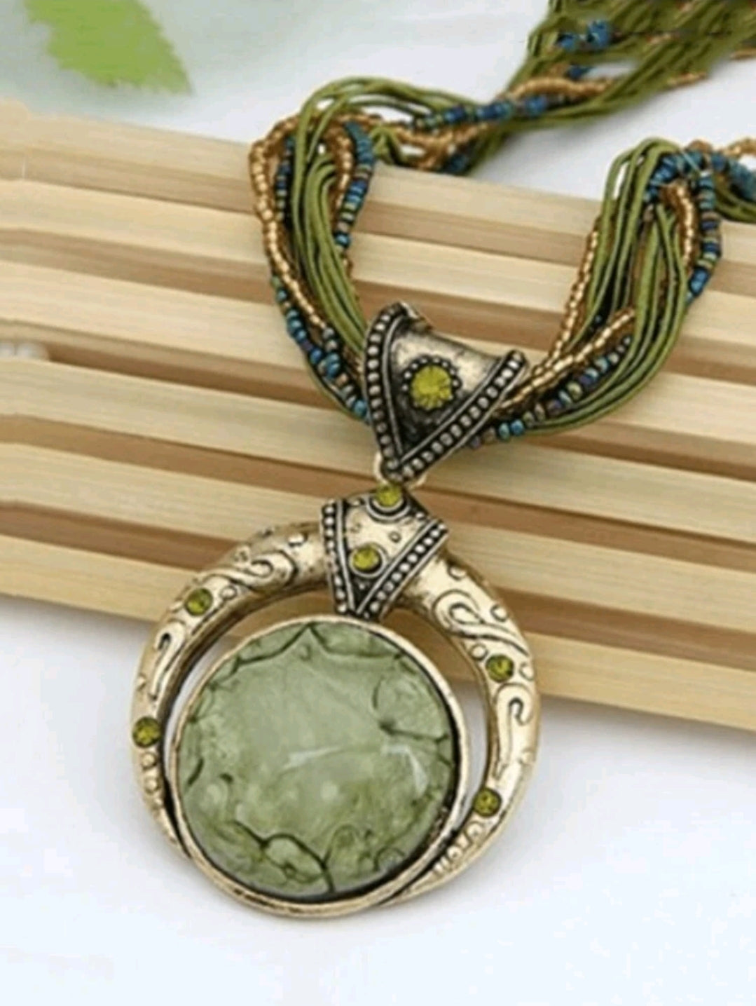 Green necklace