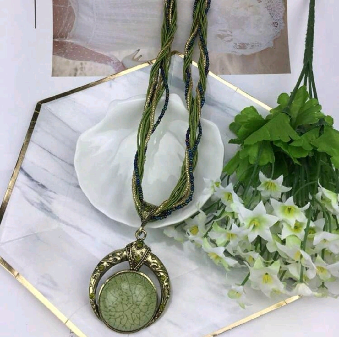 Green necklace
