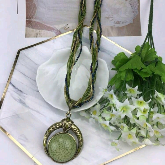 Green necklace