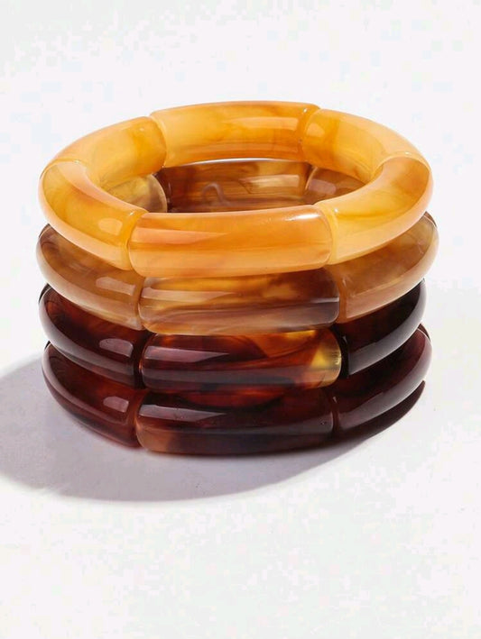 Amber bangle set of 4