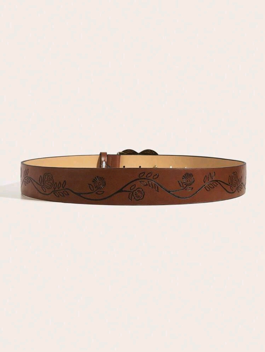 Heart buckle belt