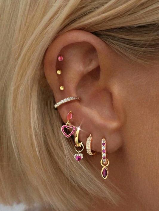 8pcs earring set