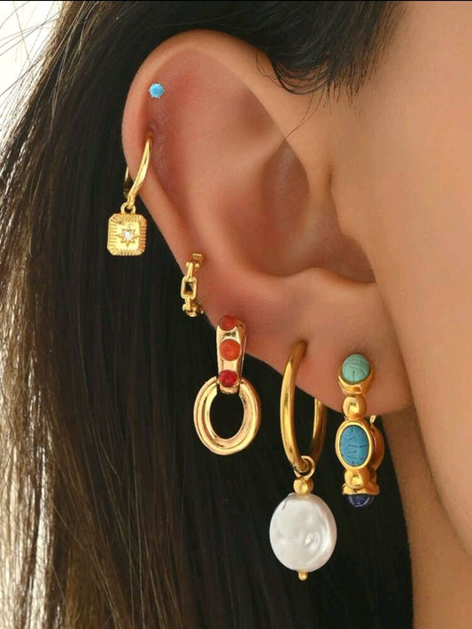 6pcs earring set