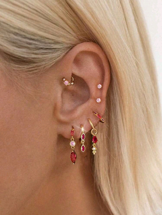 7pcs earrings set
