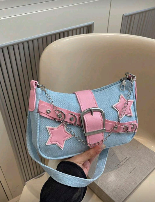 Light denim Y2K bag
