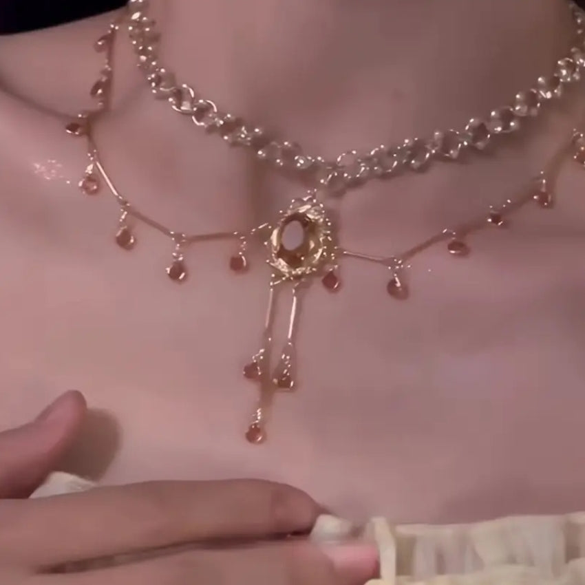 Layered necklace