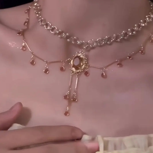 Layered necklace