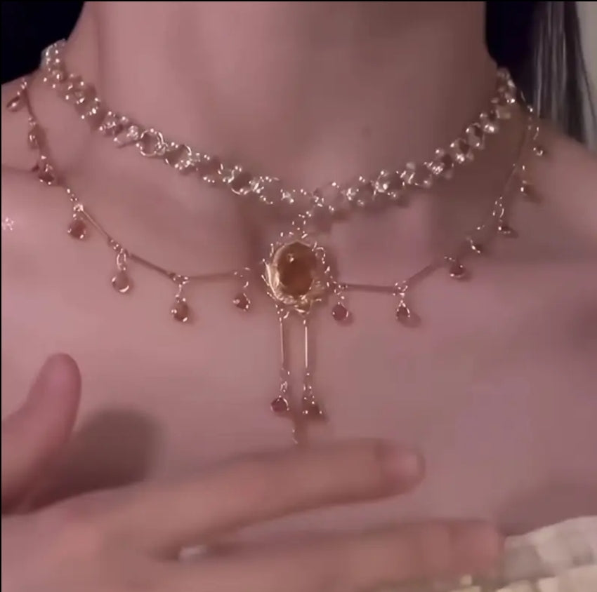 Layered necklace