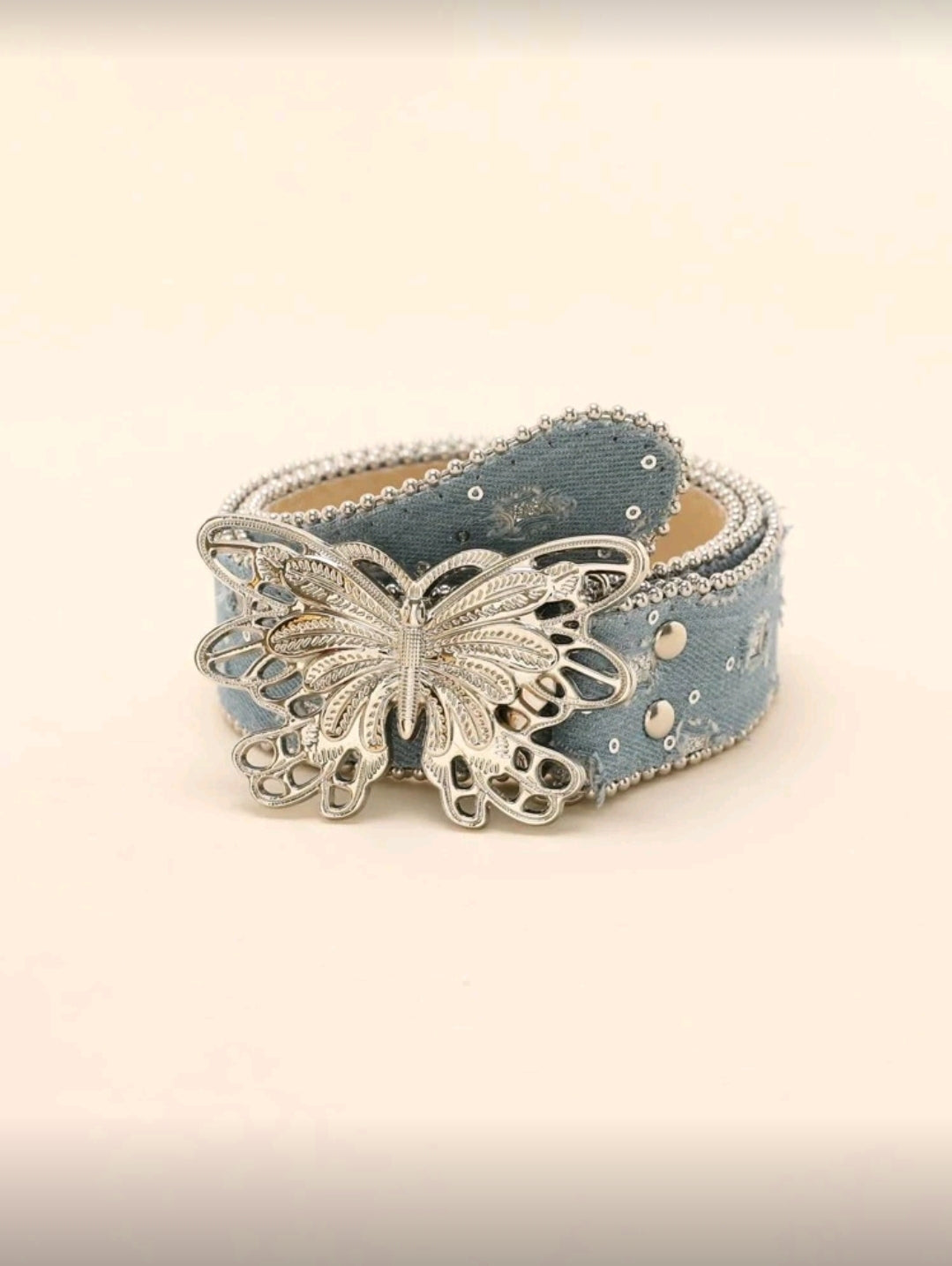 Denim Butterfly belt