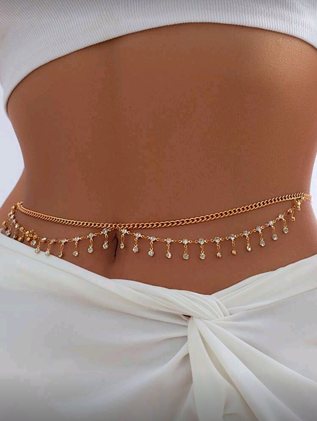 Golden waist chain