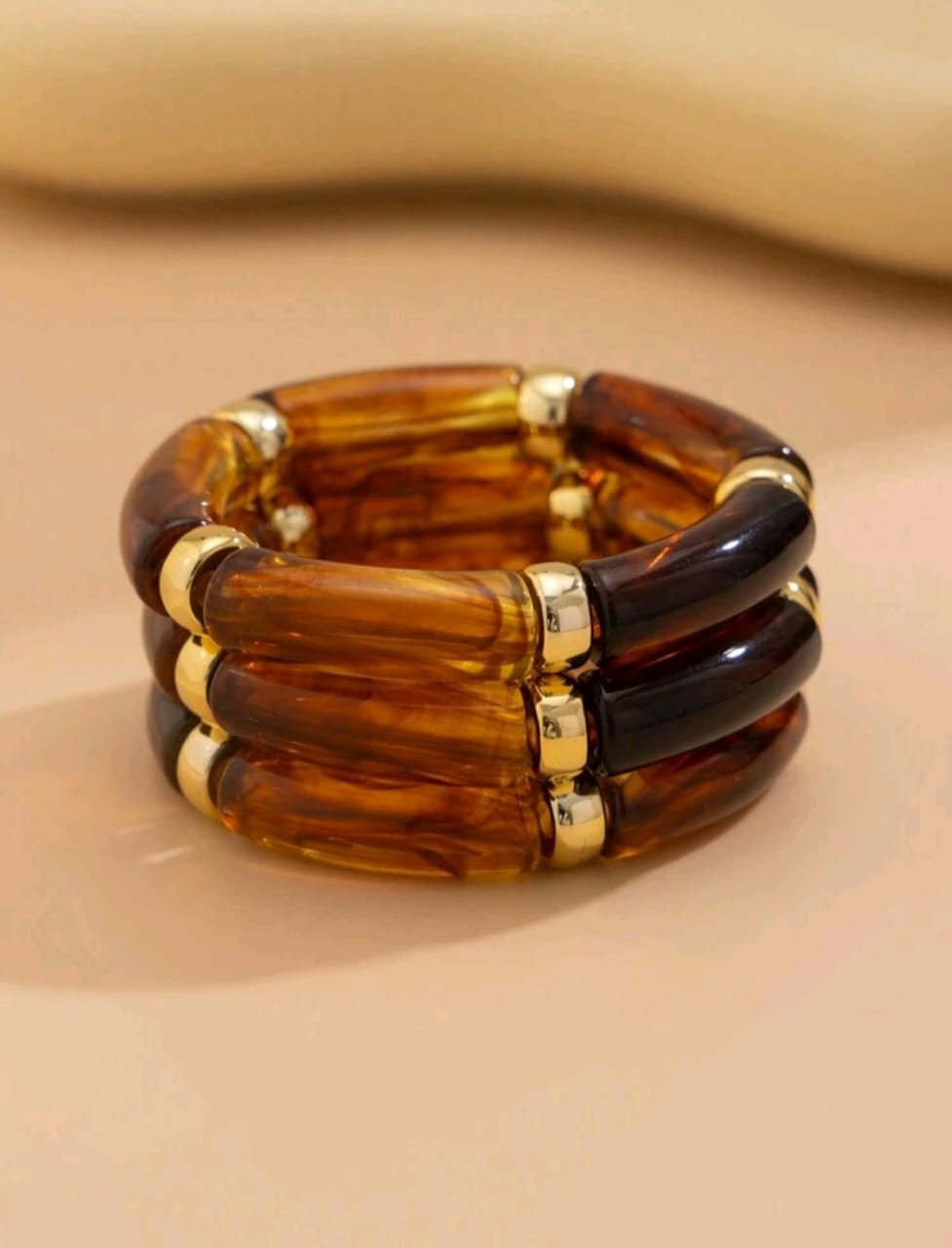 Brown Acrylic Bangles