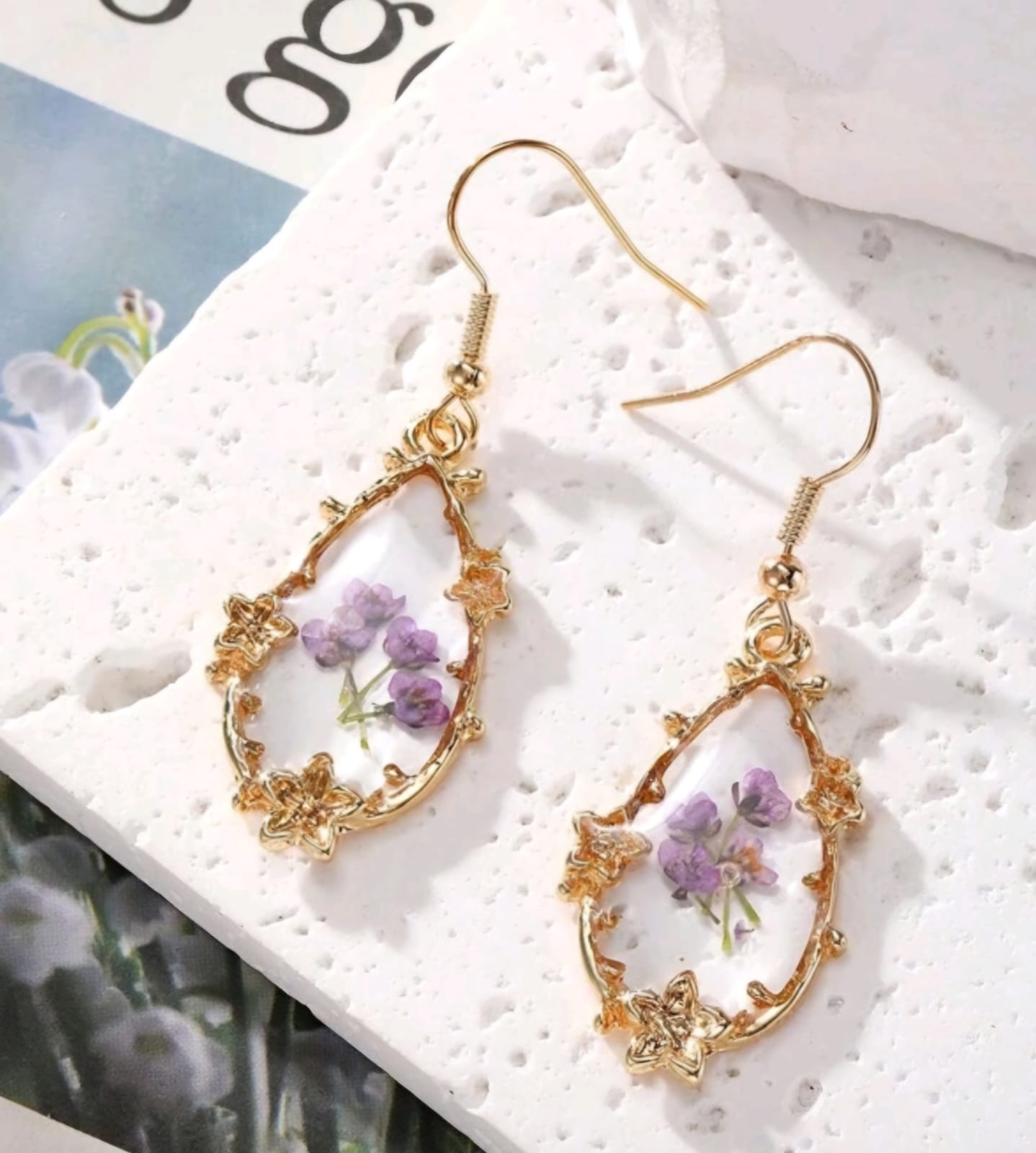 Resin earrings