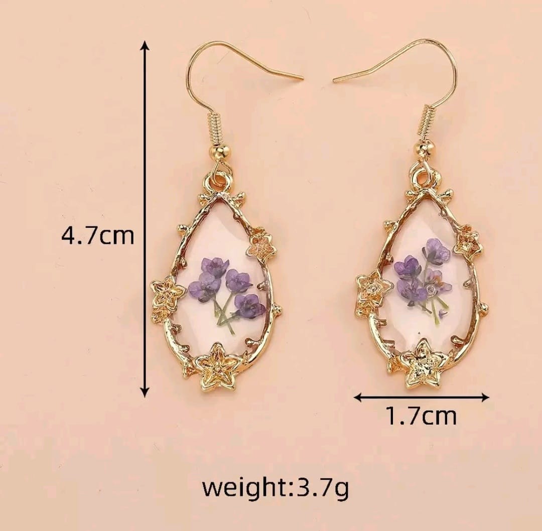 Resin earrings