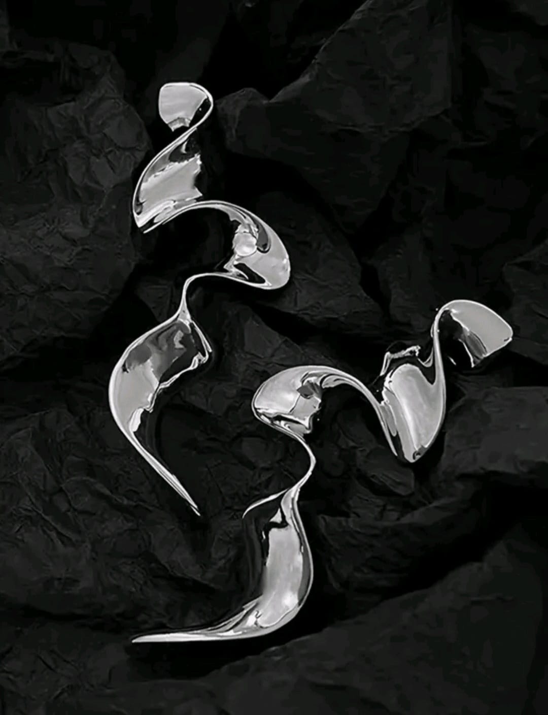 Irregular Silver earrings