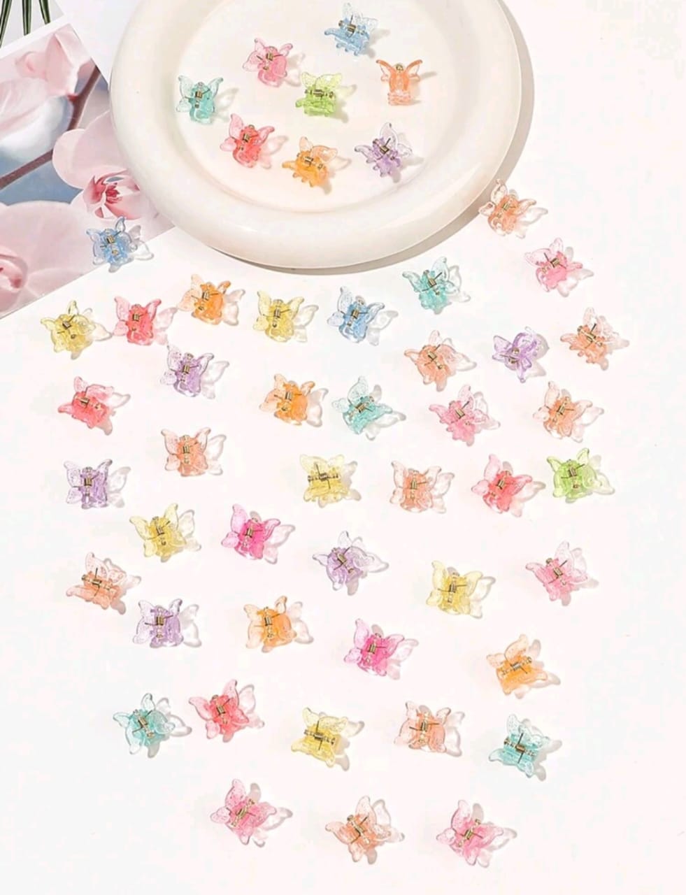 Colorful Butterfly Hair clips
