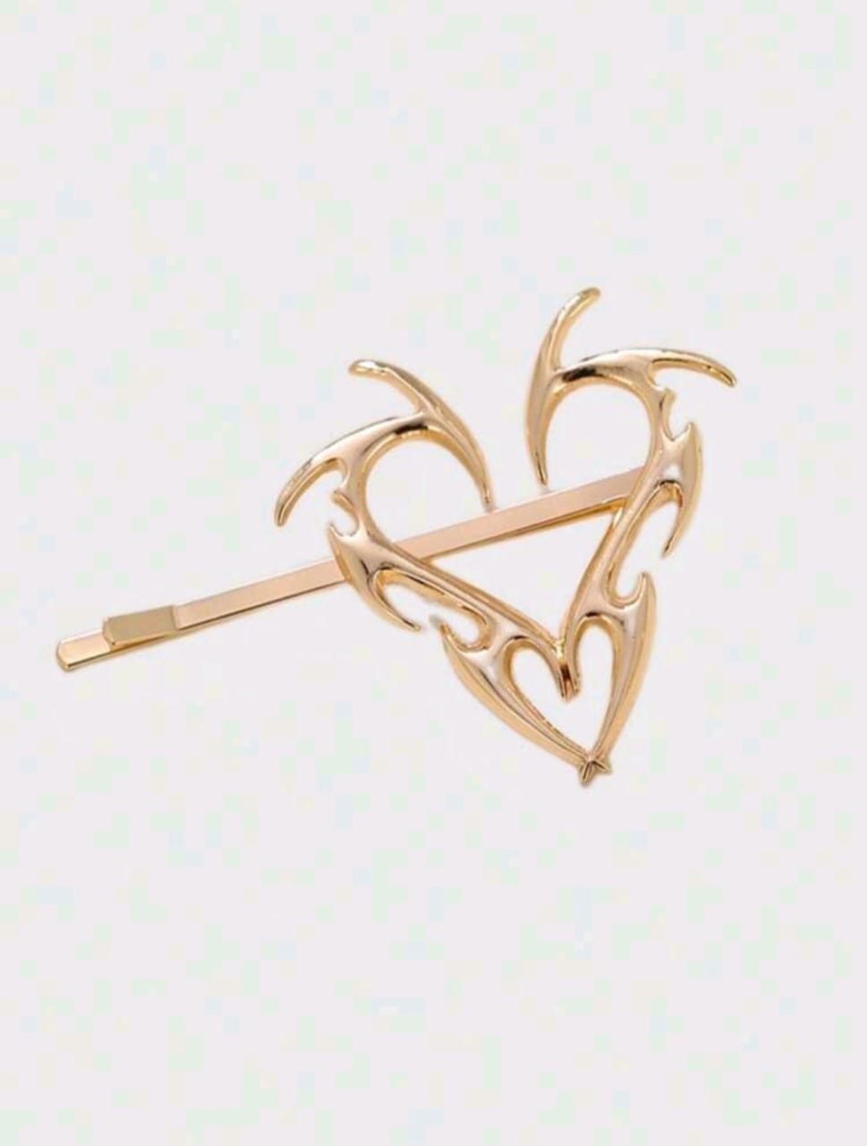 Heart shaped hair clips