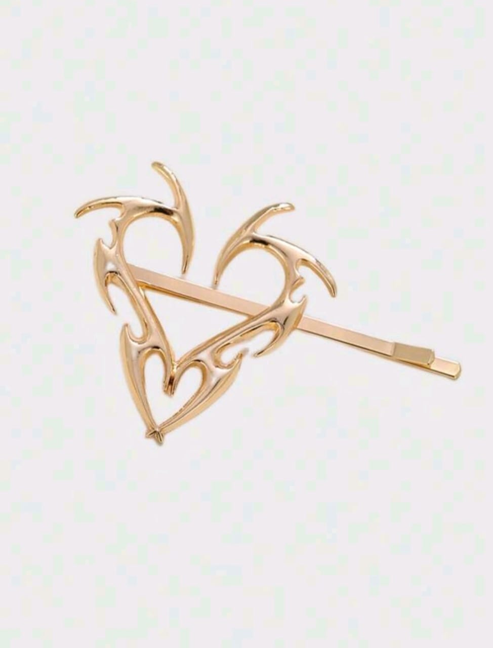 Heart shaped hair clips