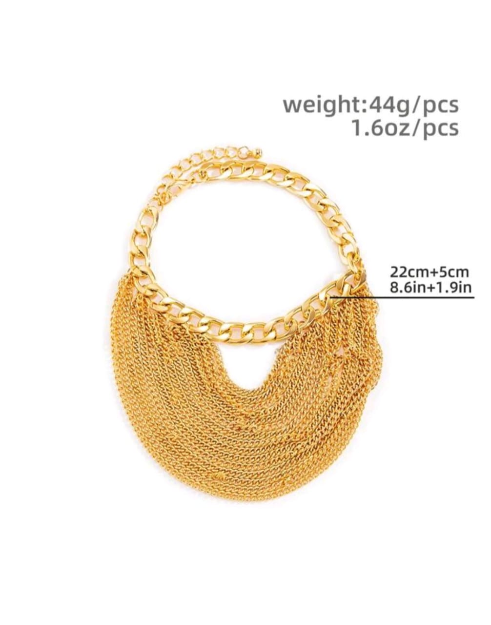 Layered anklet