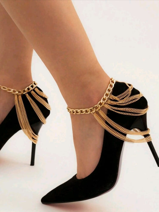 Layered anklet
