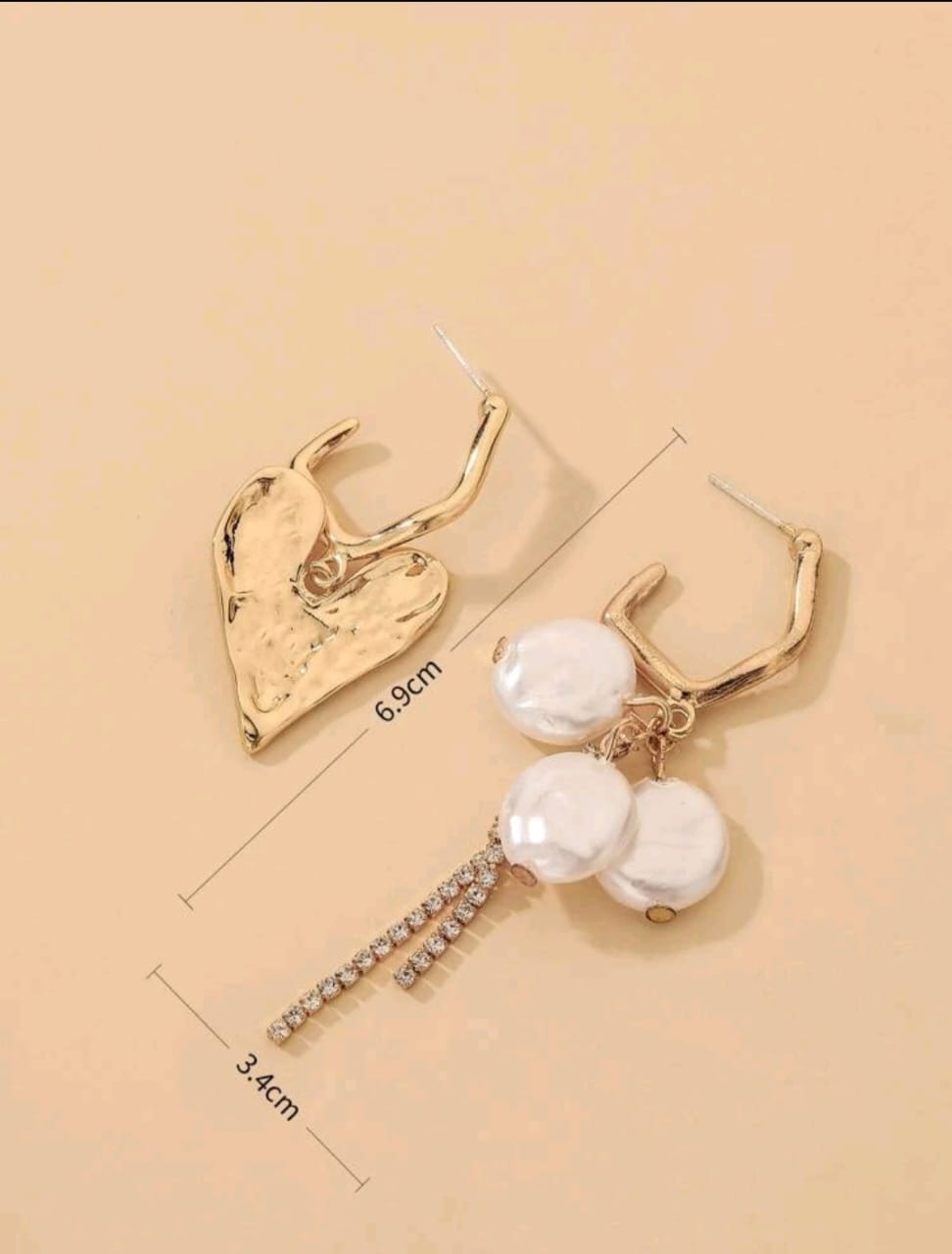 Asymmetrical earrings