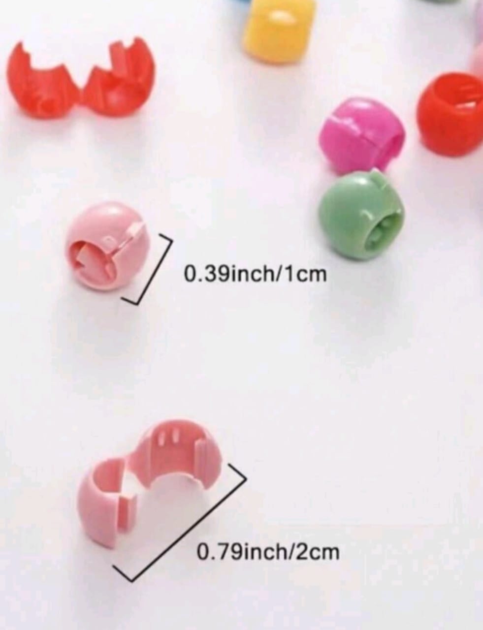 Colorful hair beads