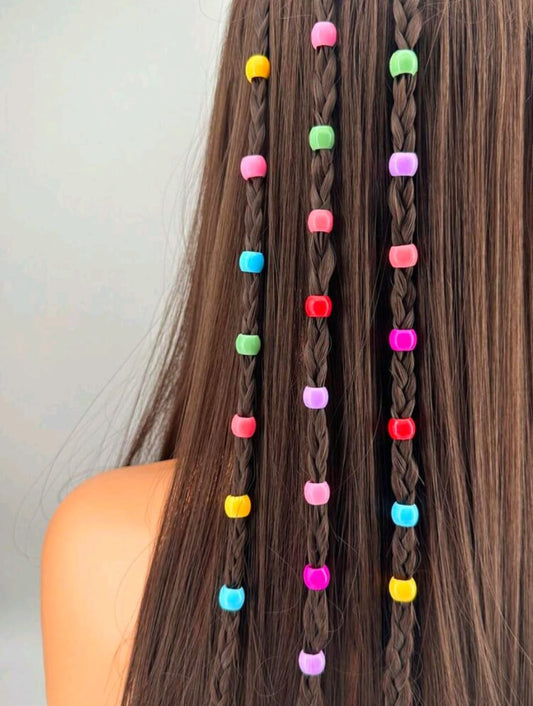 Colorful hair beads
