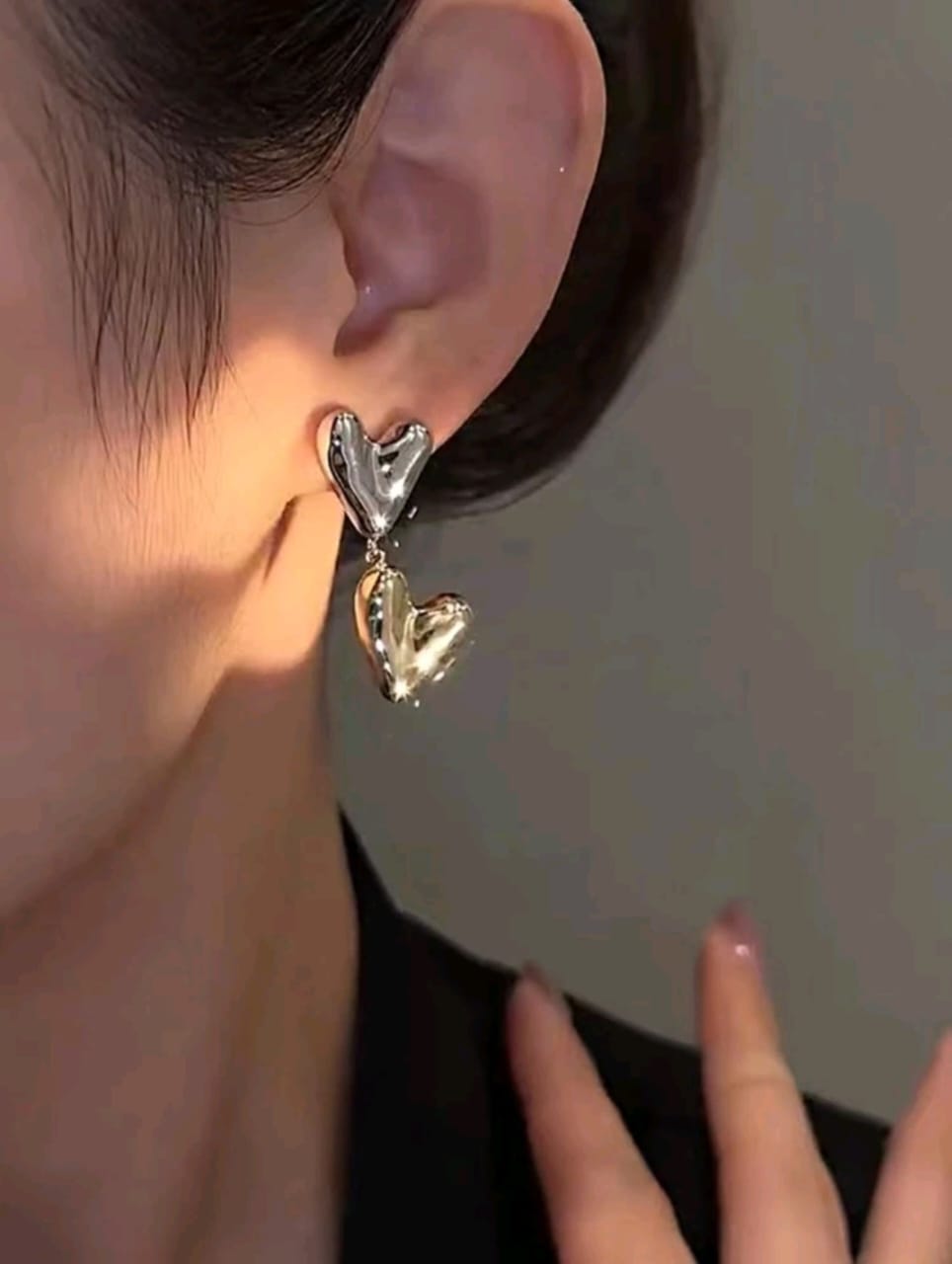 Silver and Golden earrings